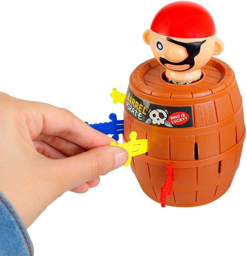 Pula Pirata Barril Educativo Infantil, Jogo Interativo e Divertido para Meninos e Meninas de Todas as Idades - Imagem 2