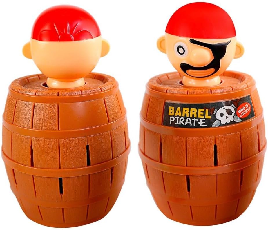 Pula Pirata Barril Educativo Infantil, Jogo Interativo e Divertido para Meninos e Meninas de Todas as Idades - Imagem 7